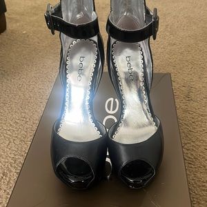 Black Bebe heels